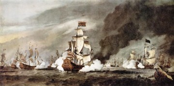  marina Arte - Marina de Texel Willem van de Velde el Joven barco paisaje marino